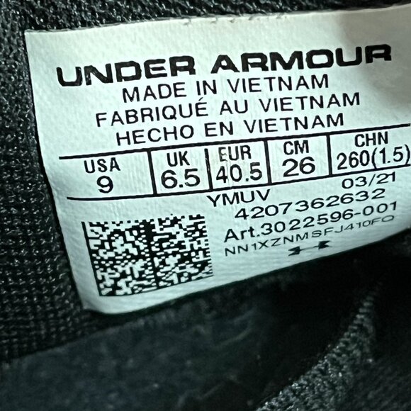 Under‎ Armour HOVR Sonic 3 Women's Black Athletic Running Shoes - Picture 8 of 8